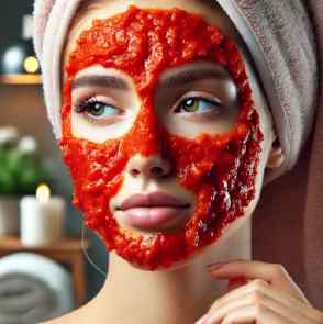 Mascarilla de tomate para el acné