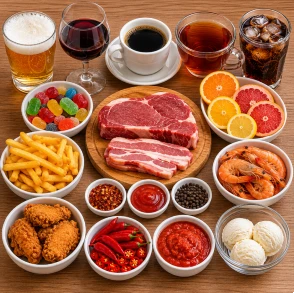 Alimentos perjudiciales para la gastritis