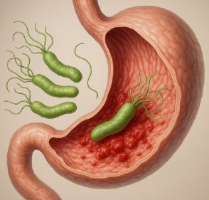 Gastritis causada por Helicobacter pylori
