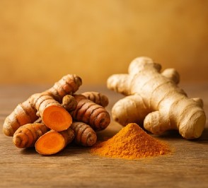 Cúrcuma y jengibre para reducir la inflamación