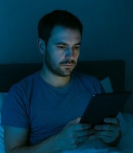 Cómo la luz azul afecta tus hormonas y el sueño