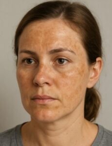 Causas de las manchas en la cara
