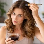 Tinte casero para el cabello con te