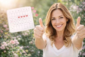 Menstruación regular después de los 40