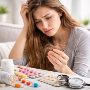 Medicamentos que pueden causar caída del cabello