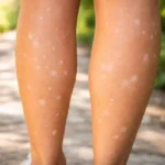 Manchas blancas en las piernas