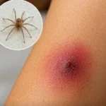 Picadura araña violinista