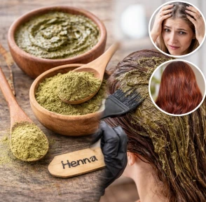 Tinte natural con henna