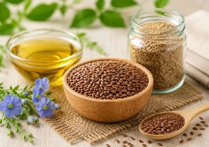 Semillas de linaza para menopausia