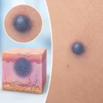 Lunar azul o nevus azul: riesgos y señales Nevus azul lunar