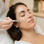 Peeling facial con ácido láctico