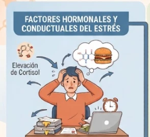 Estrés crónico y aumento de peso abdominal