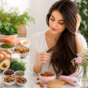 ¿Qué vitamina falta cuando se cae el pelo?