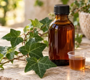 Hedera helix o hiedra común utilizada en preparados para la tos