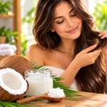 Aceite de coco para cabello