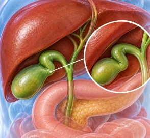 Vesícula acodada: qué significa